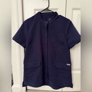 Figs Navy Blue Scrub Set